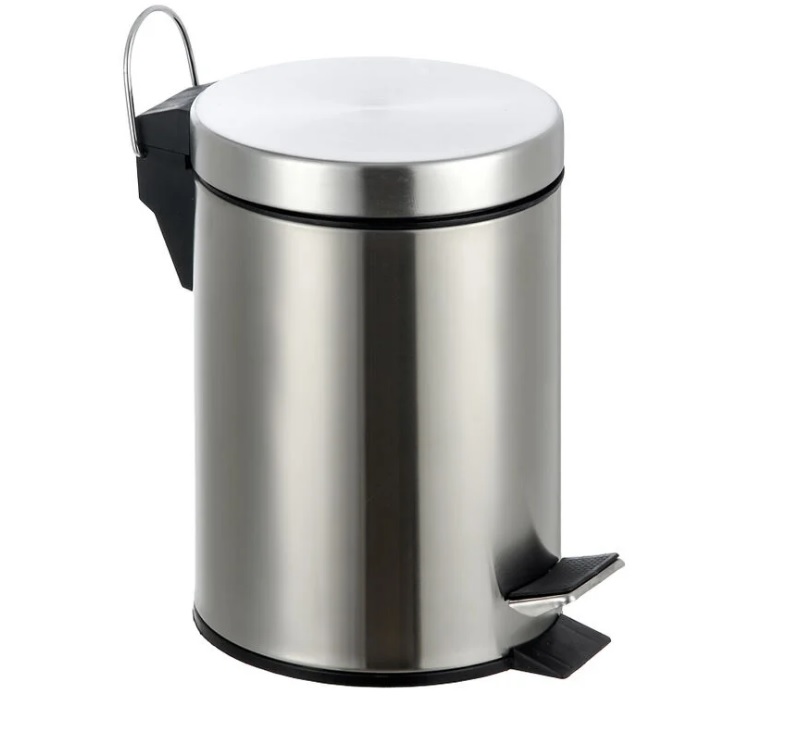 BALDE LIXO 5L INOX